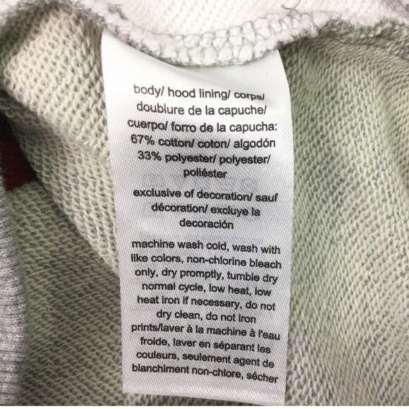 Tommy Hilfiger Retro Patchwork Kangaroo Pocket Long Sleeve Hooded Sweatshirt S - Picture 9 of 12